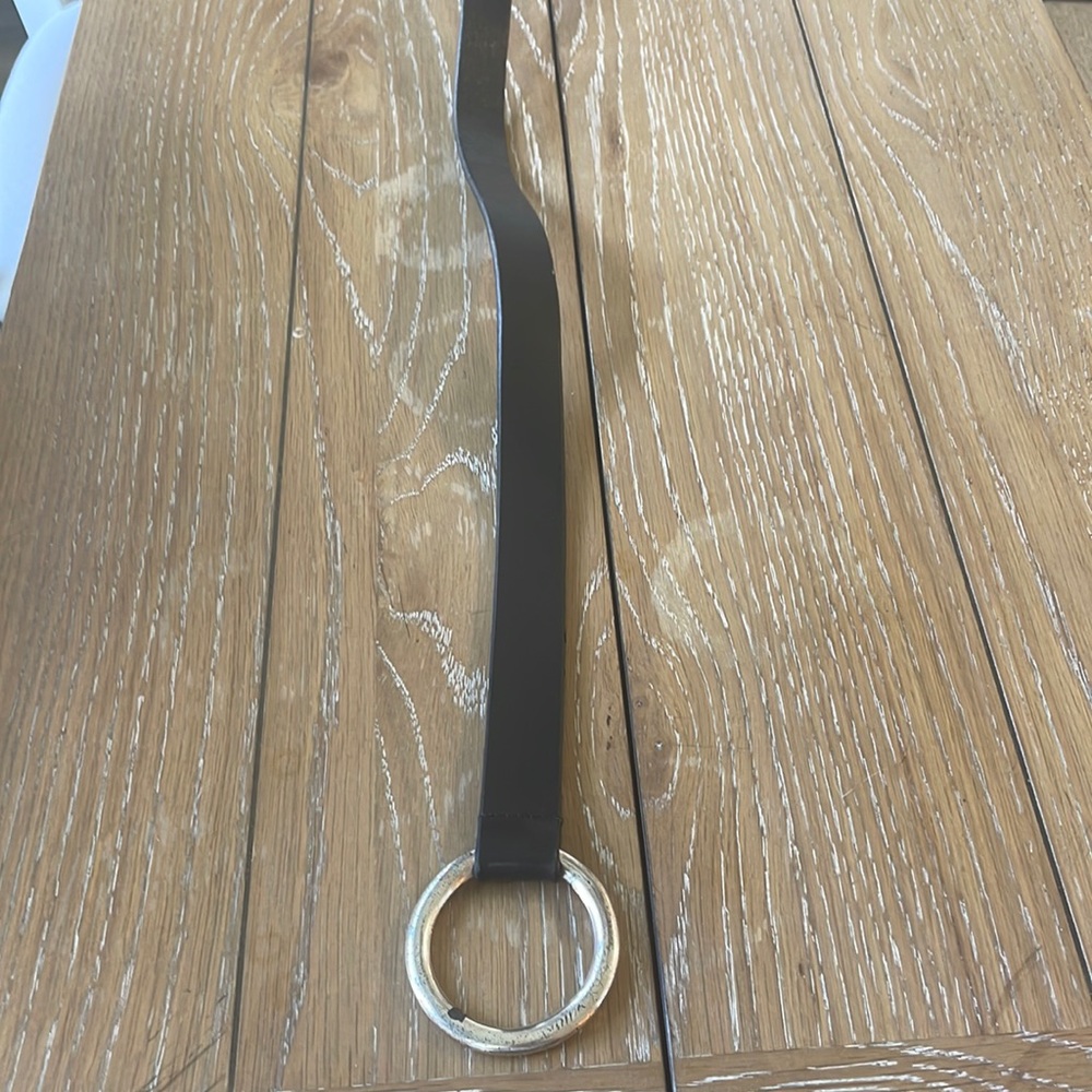 Amiee Lynn size small black leather belt